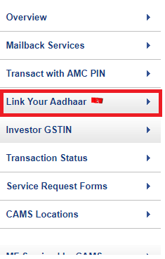 Link update Aadhaar Mutual Fund Investments Aadhaar number mutual fund investments